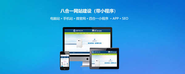 世纪前线专注八合一网站建设/企业官网商城建设(带小程序)