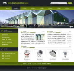 绿色照明企业网站 成品网站 智能建站 闪电建站 快速建站 一站式建站